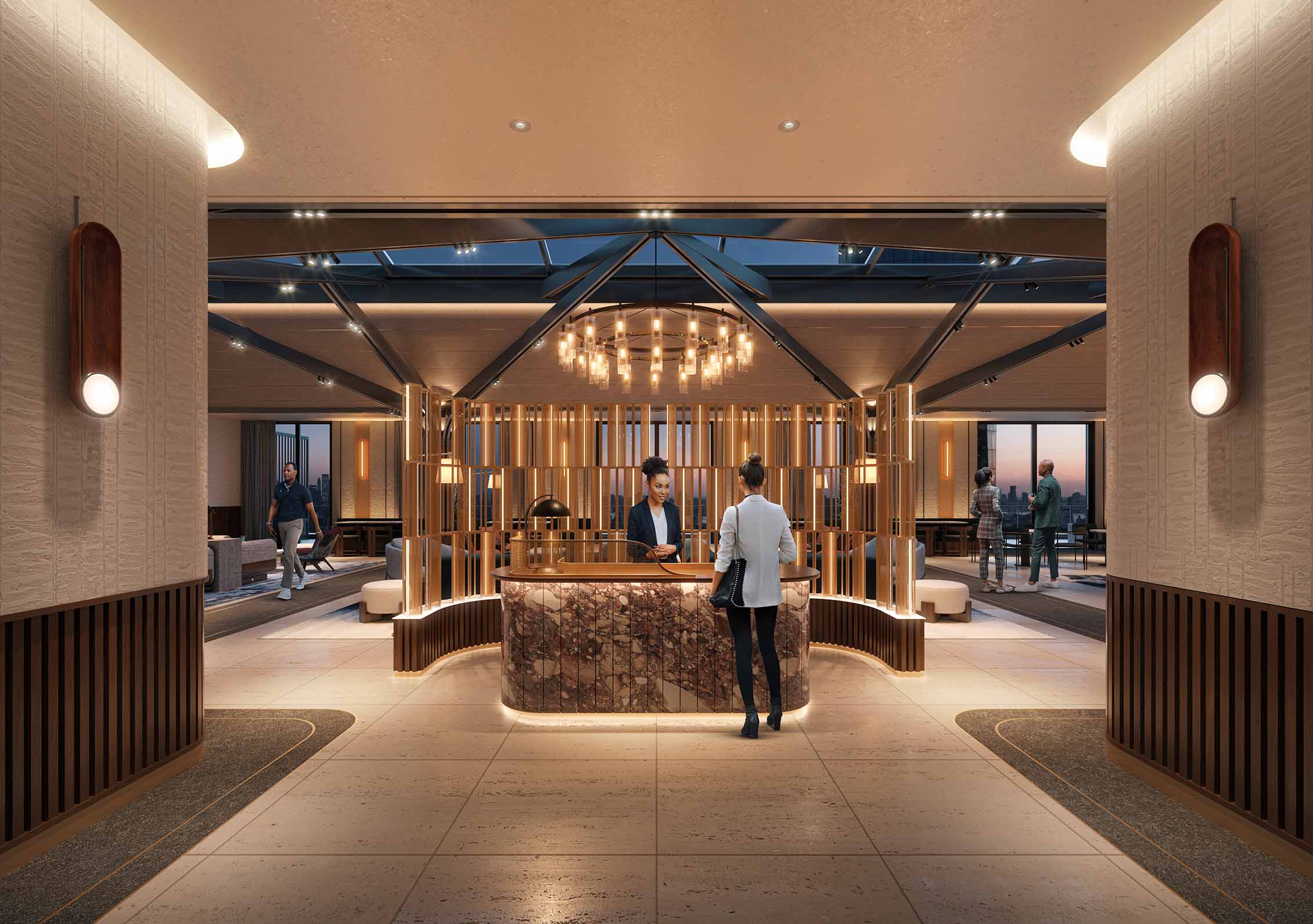 Rooftop Lounge Reception